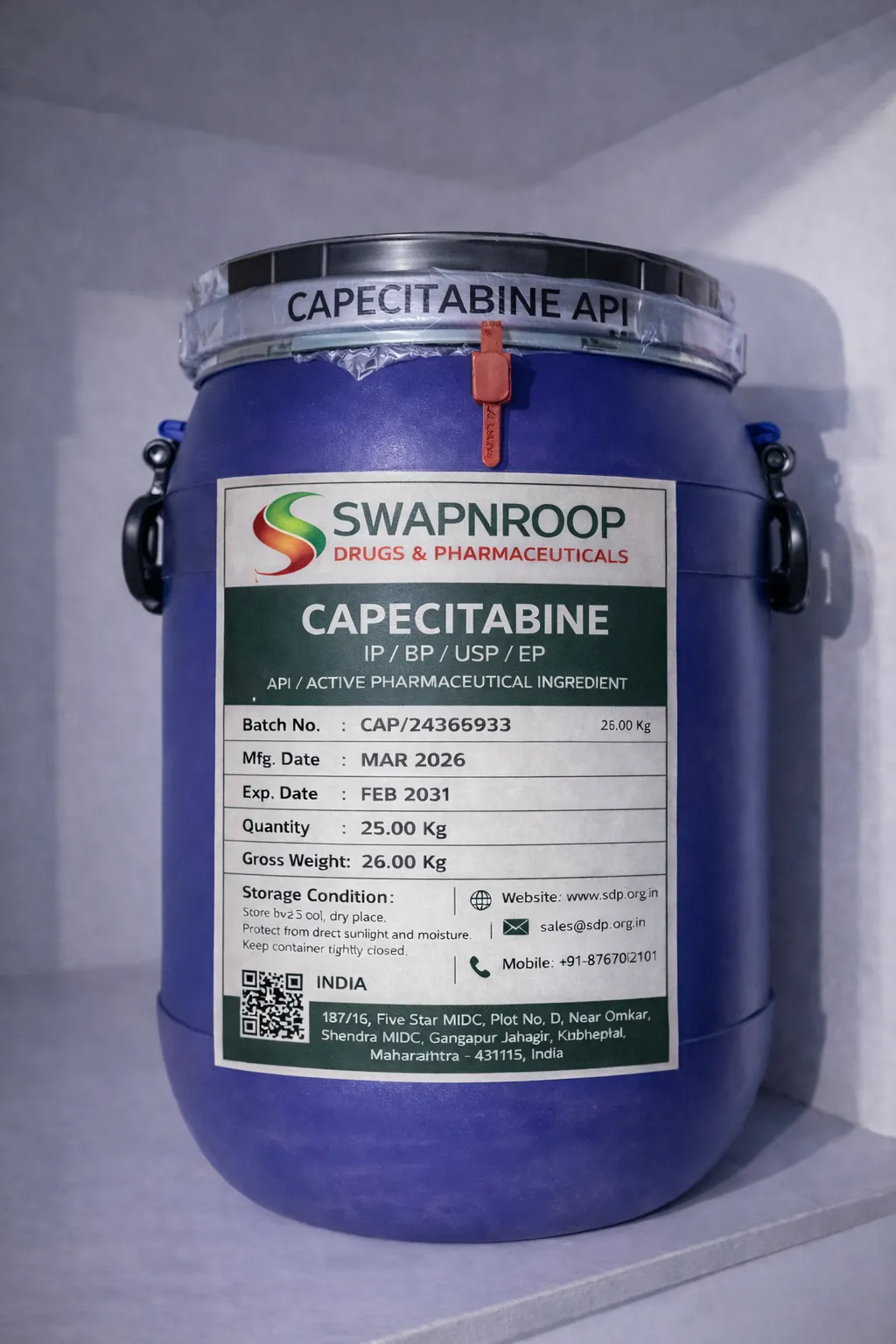 Capecitabine API (IP/BP/EP/USP)