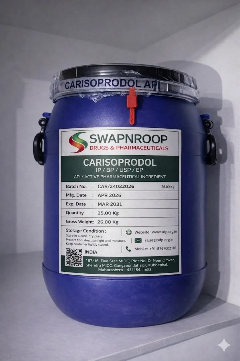 Carisoprodol API (IP/BP/EP/USP)