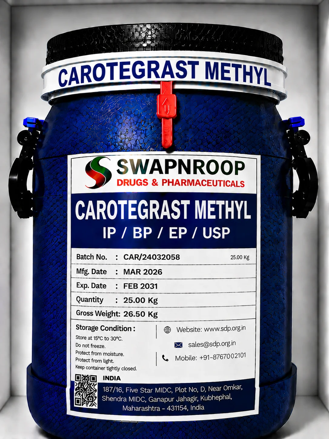 Carotegrast Methyl API