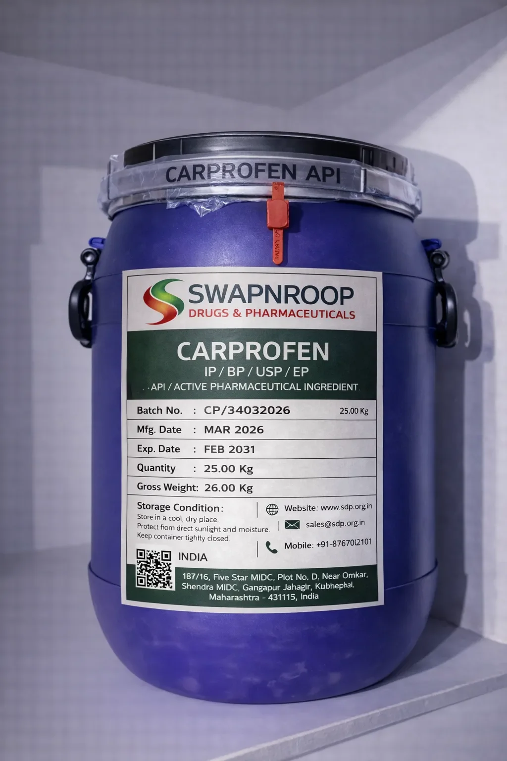 Carprofen API (IP/BP/EP/USP)
