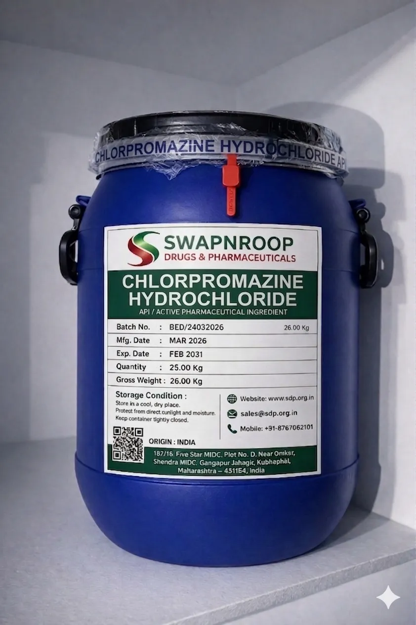 Chlorpromazine Hydrochloride API (IP/BP/EP/USP)
