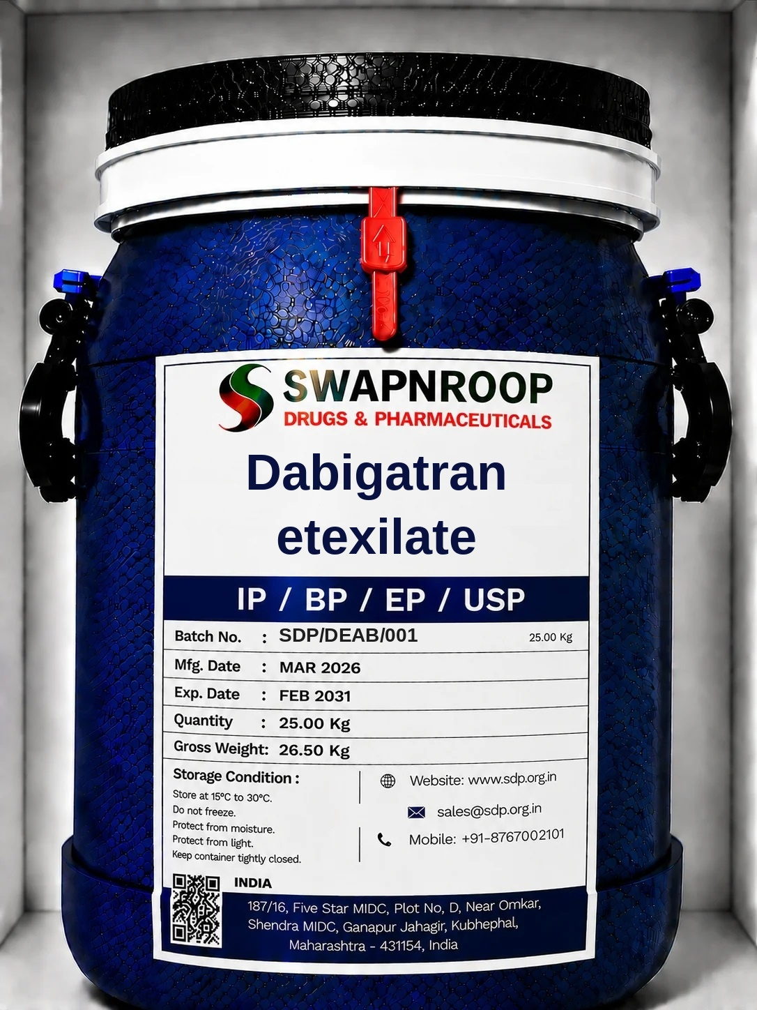 Dabigatran Etexilate API Manufacturer India