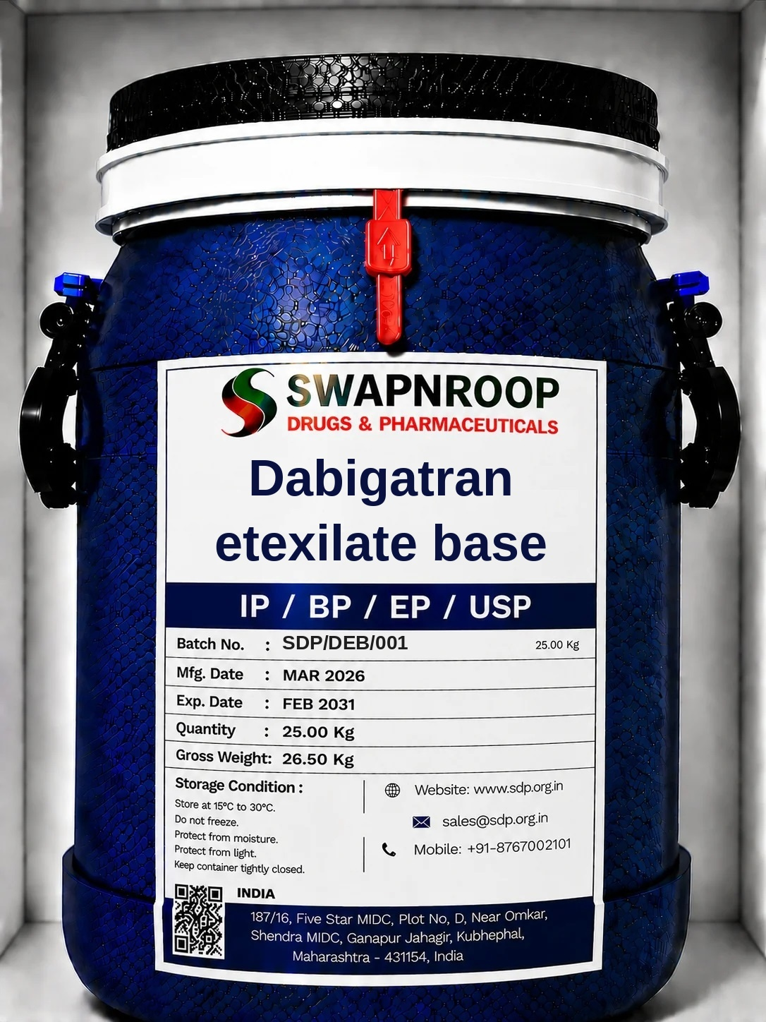 Dabigatran Etexilate Base API Manufacturer India