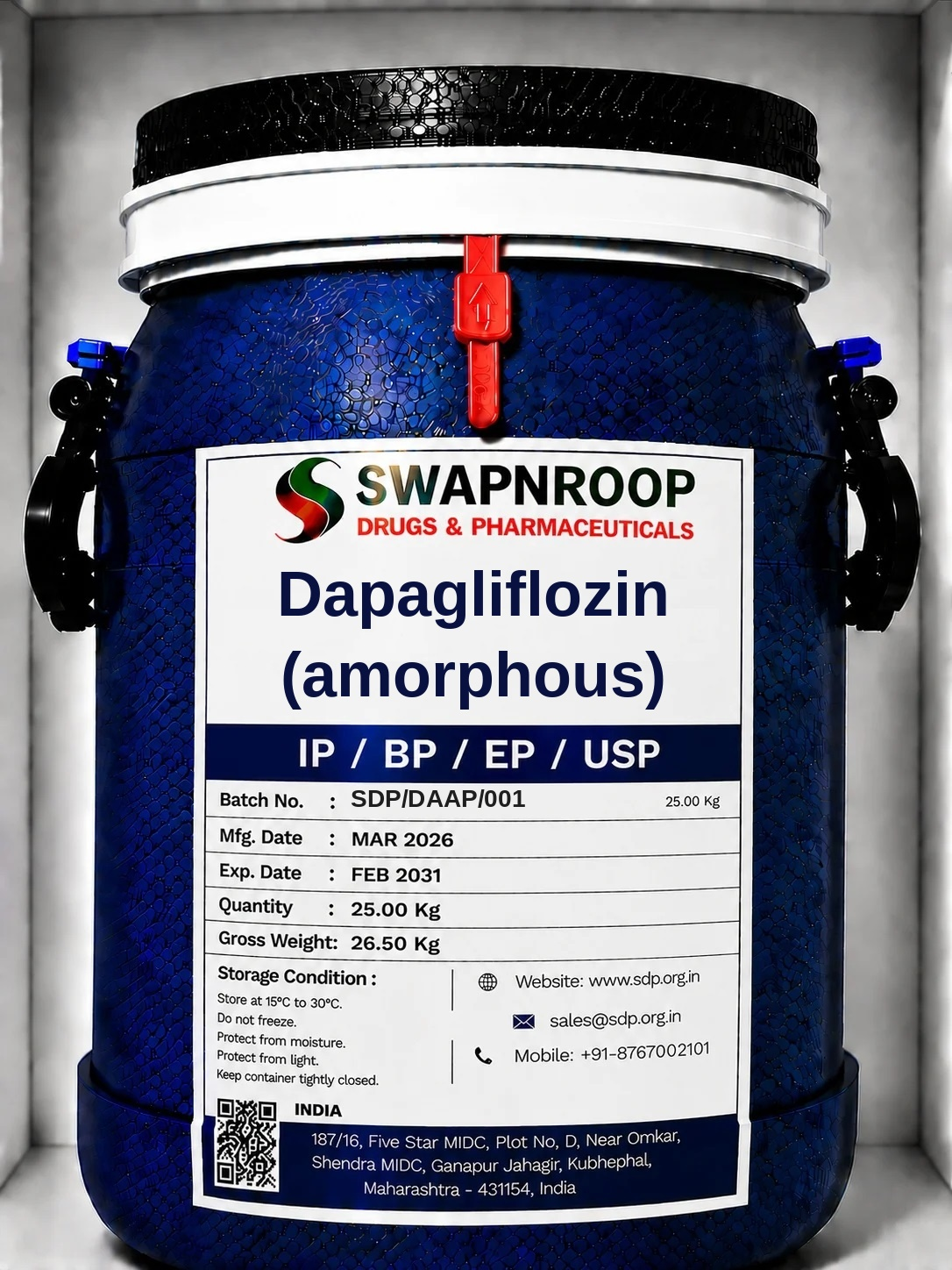 Dapagliflozin (Amorphous) API