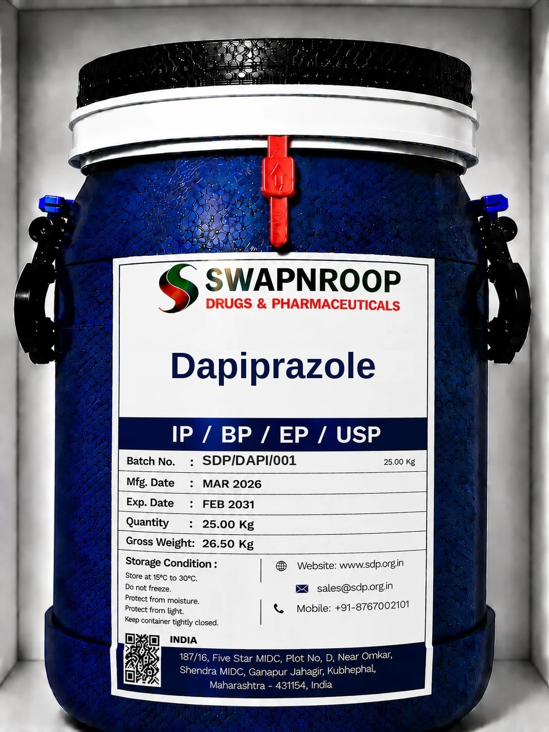 Dapiprazole API