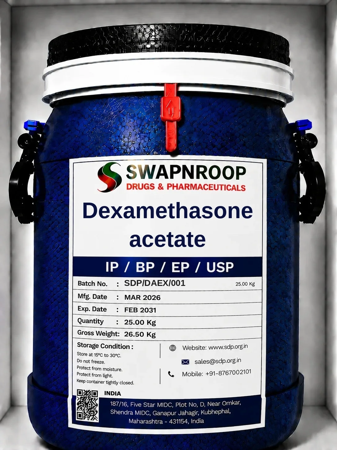 Dexamethasone Acetate API Manufacturer India