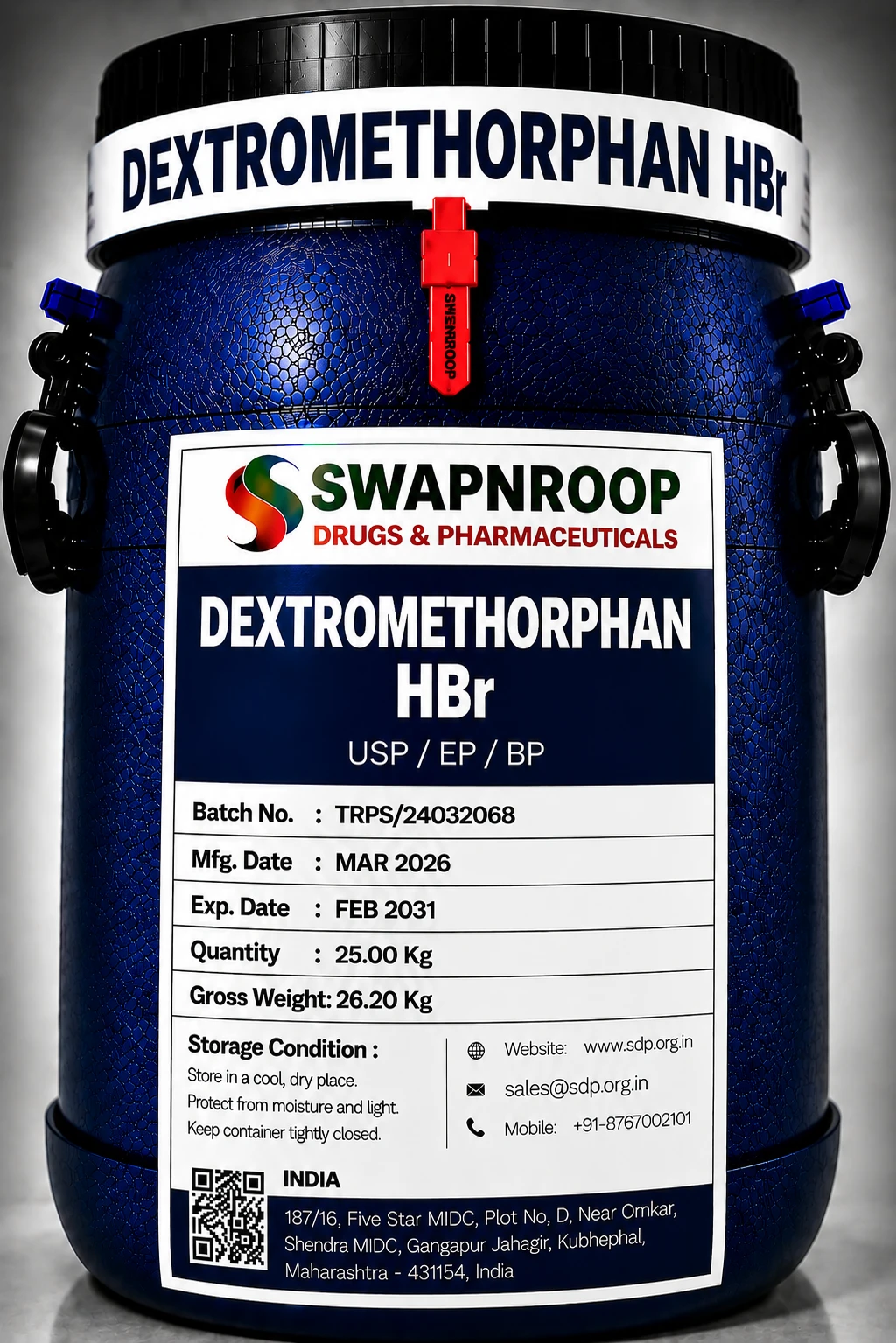Dextromethorphan Hbr API Manufacturer India