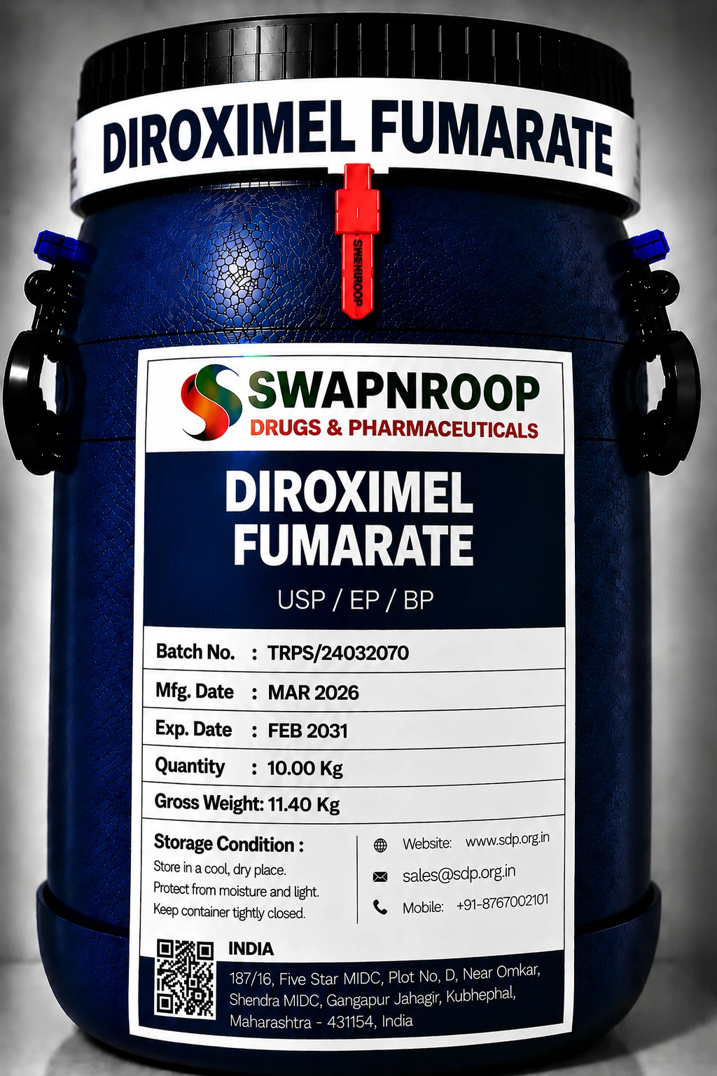 Diroximel Fumarate API Manufacturer India