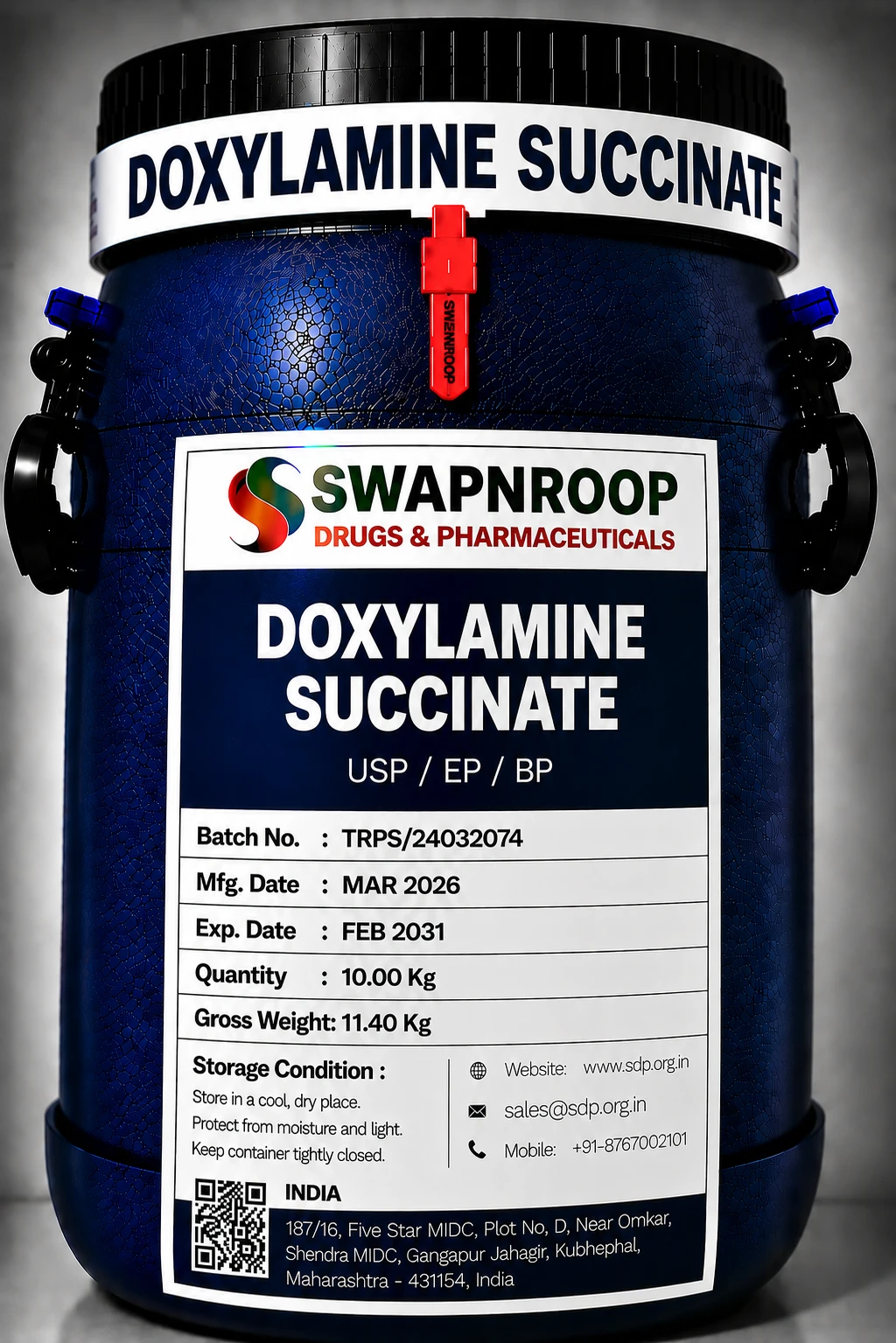 Doxylamine Succinate API Manufacturer India