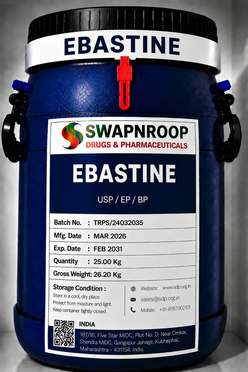 Edaravone API Manufacturer and Bulk Supplier in Maharashtra, India – Swapnroop Pharma