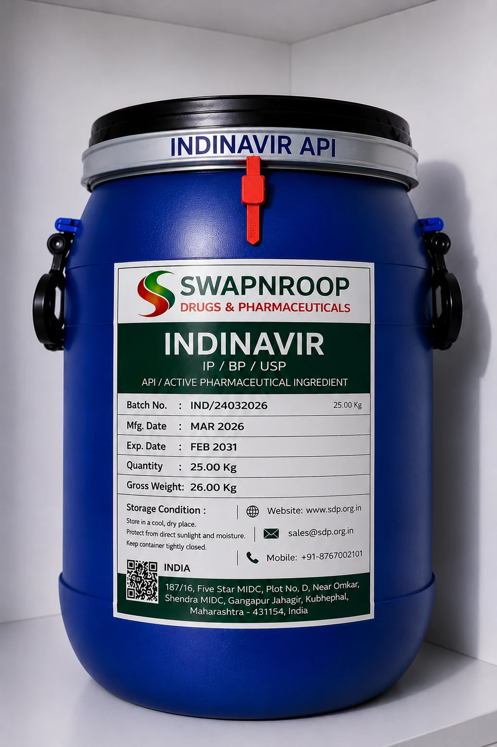Indinavir API