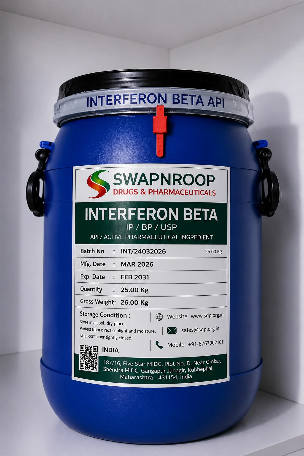 Interferon beta API