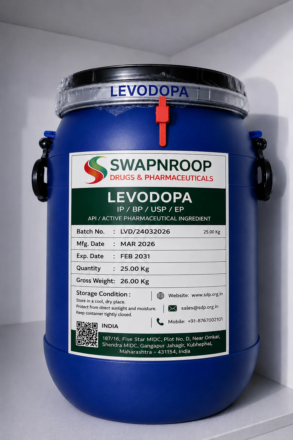 Levodopa API