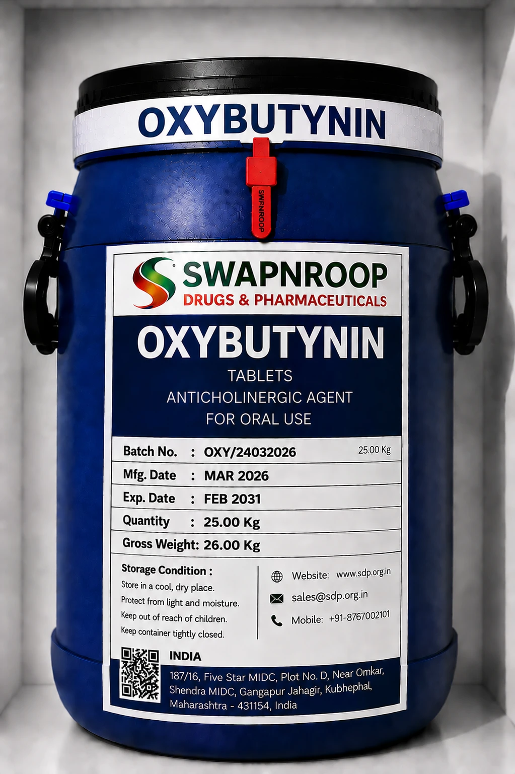 Oxybutynin API