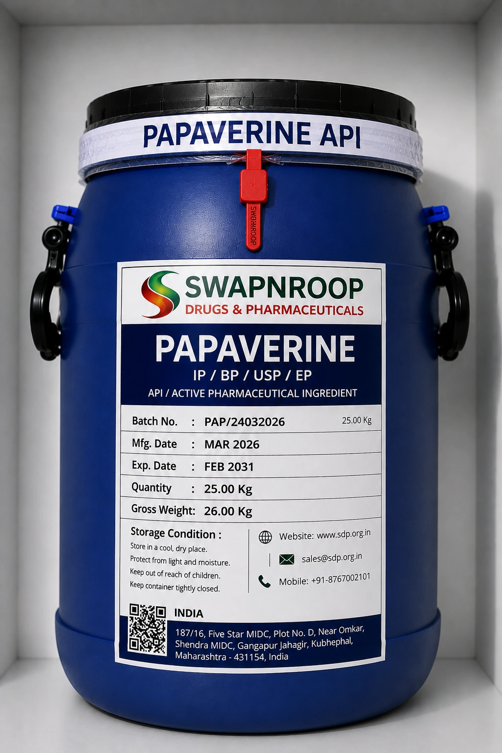 Papaverine API