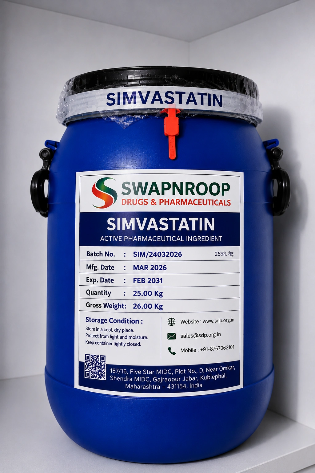 Simvastatin API Manufacturer in Maharashtra India