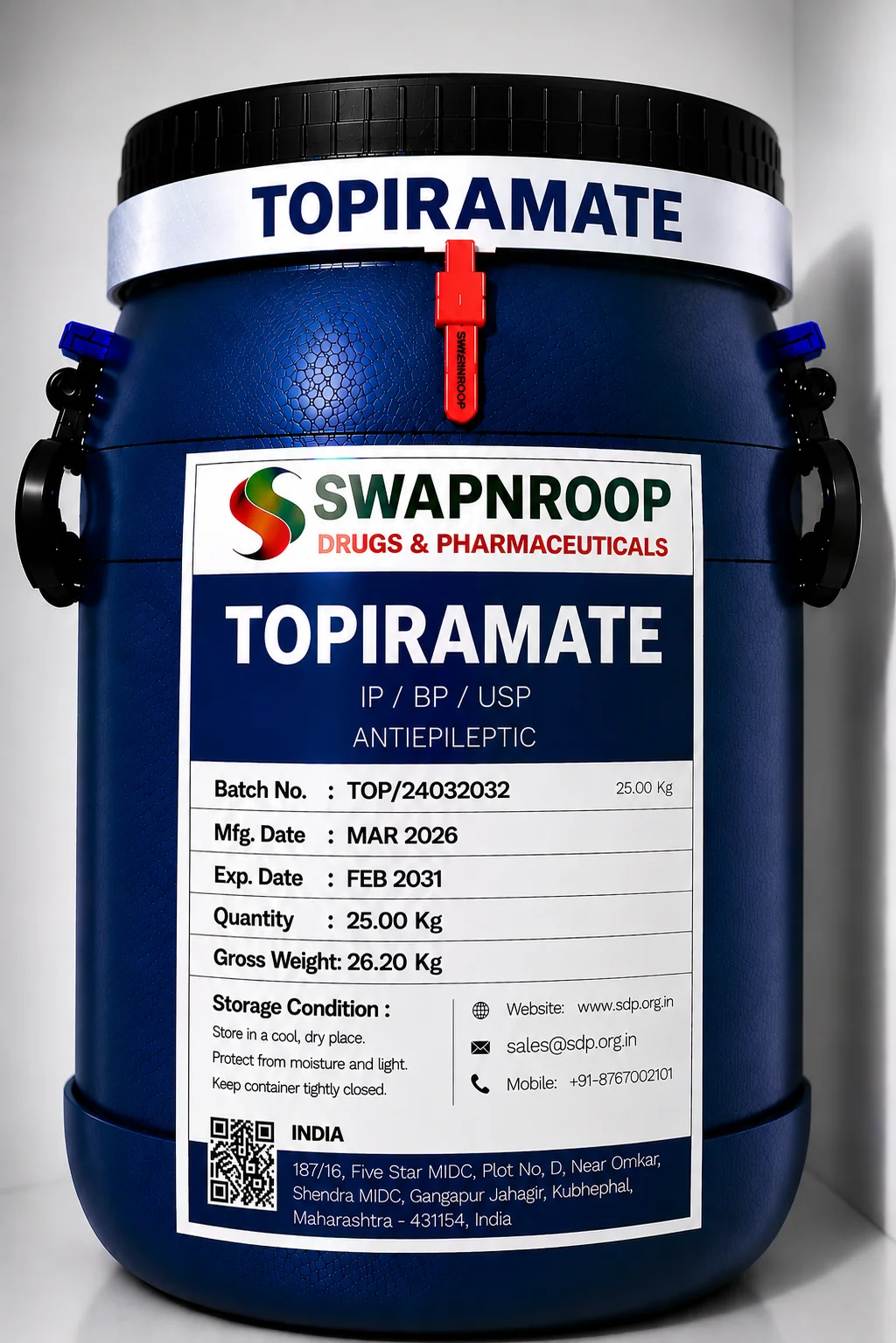 Topiramate API