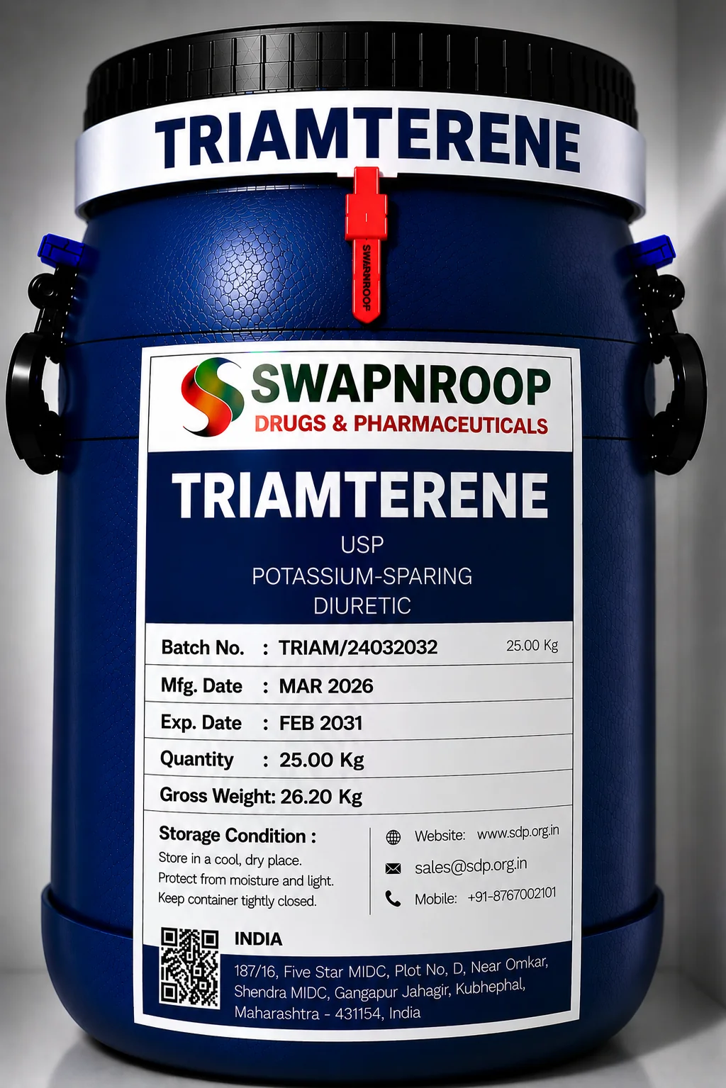 Triamterene API