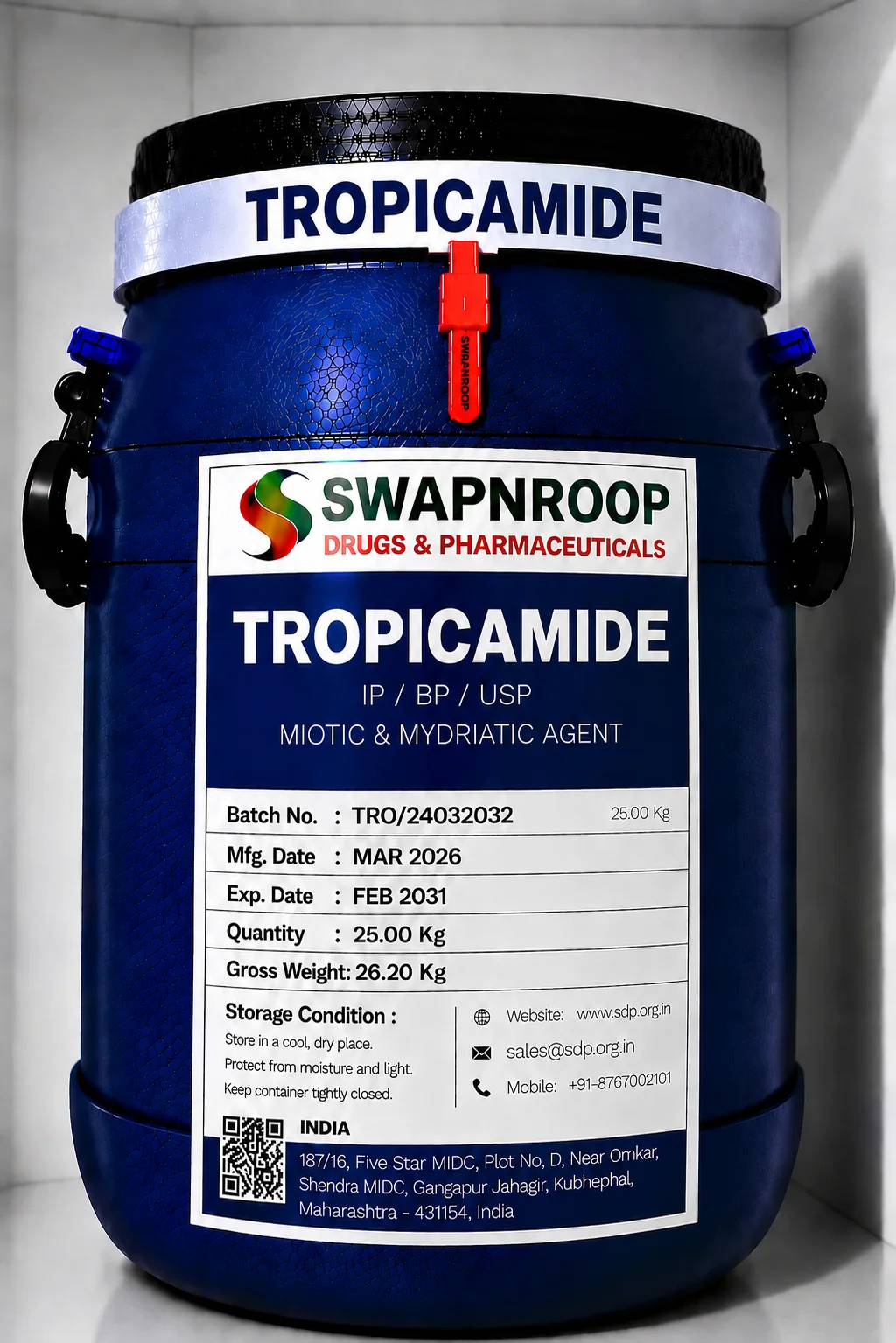 Tropicamide API