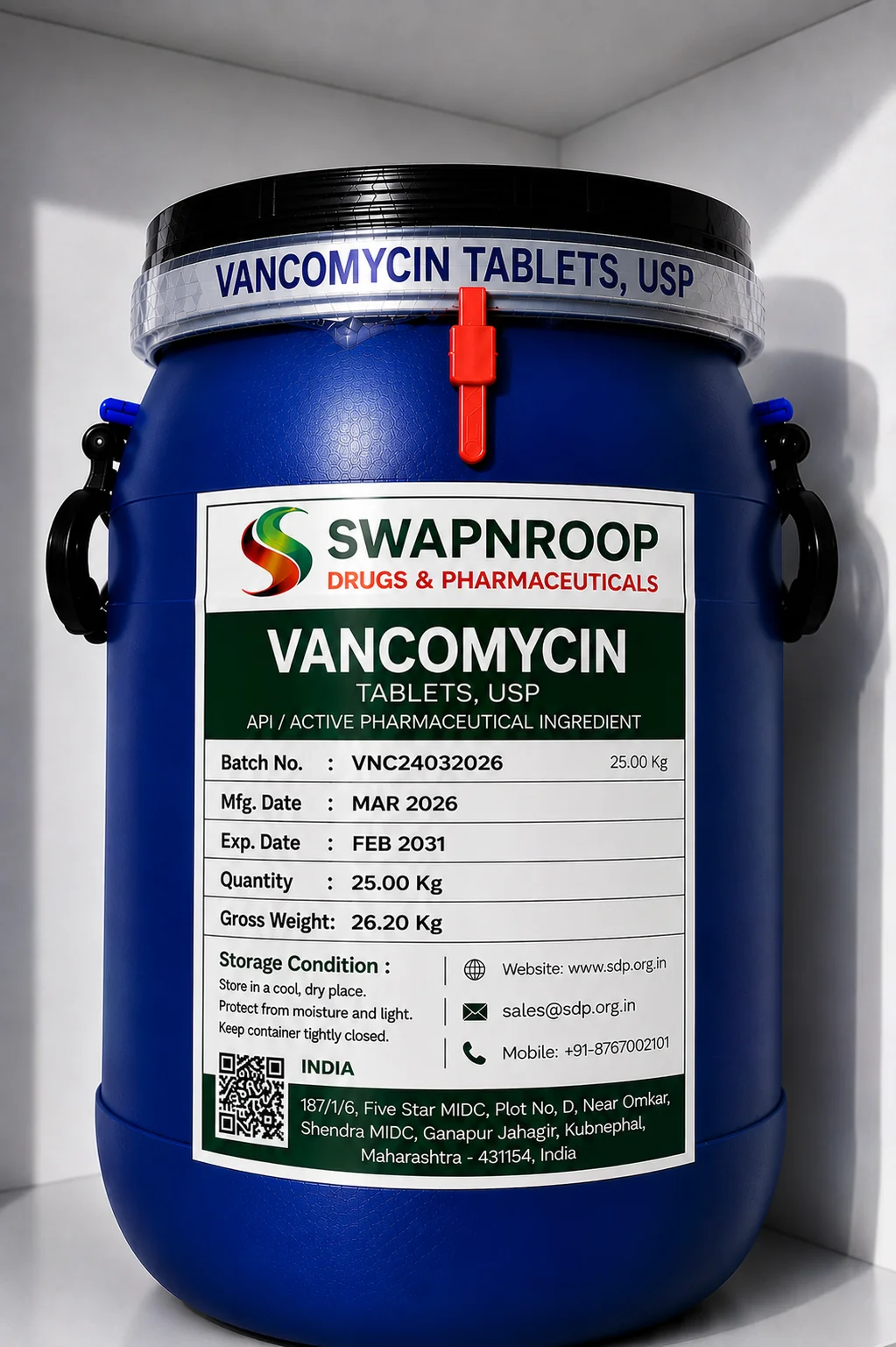 Vancomycin API