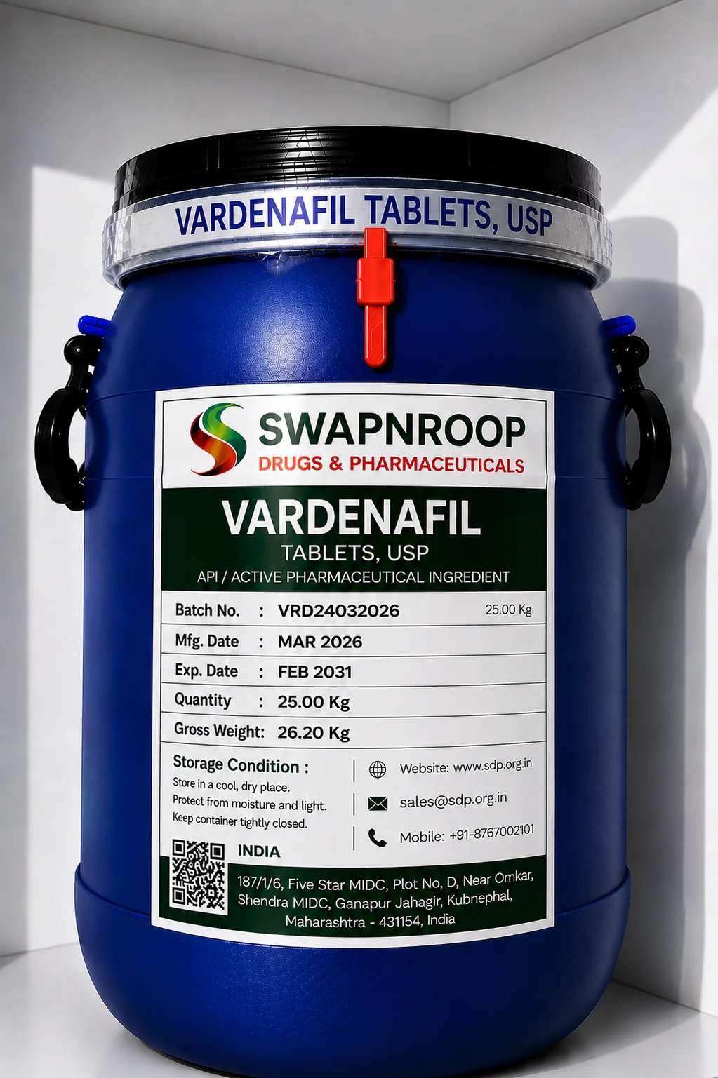 Vardenafil API