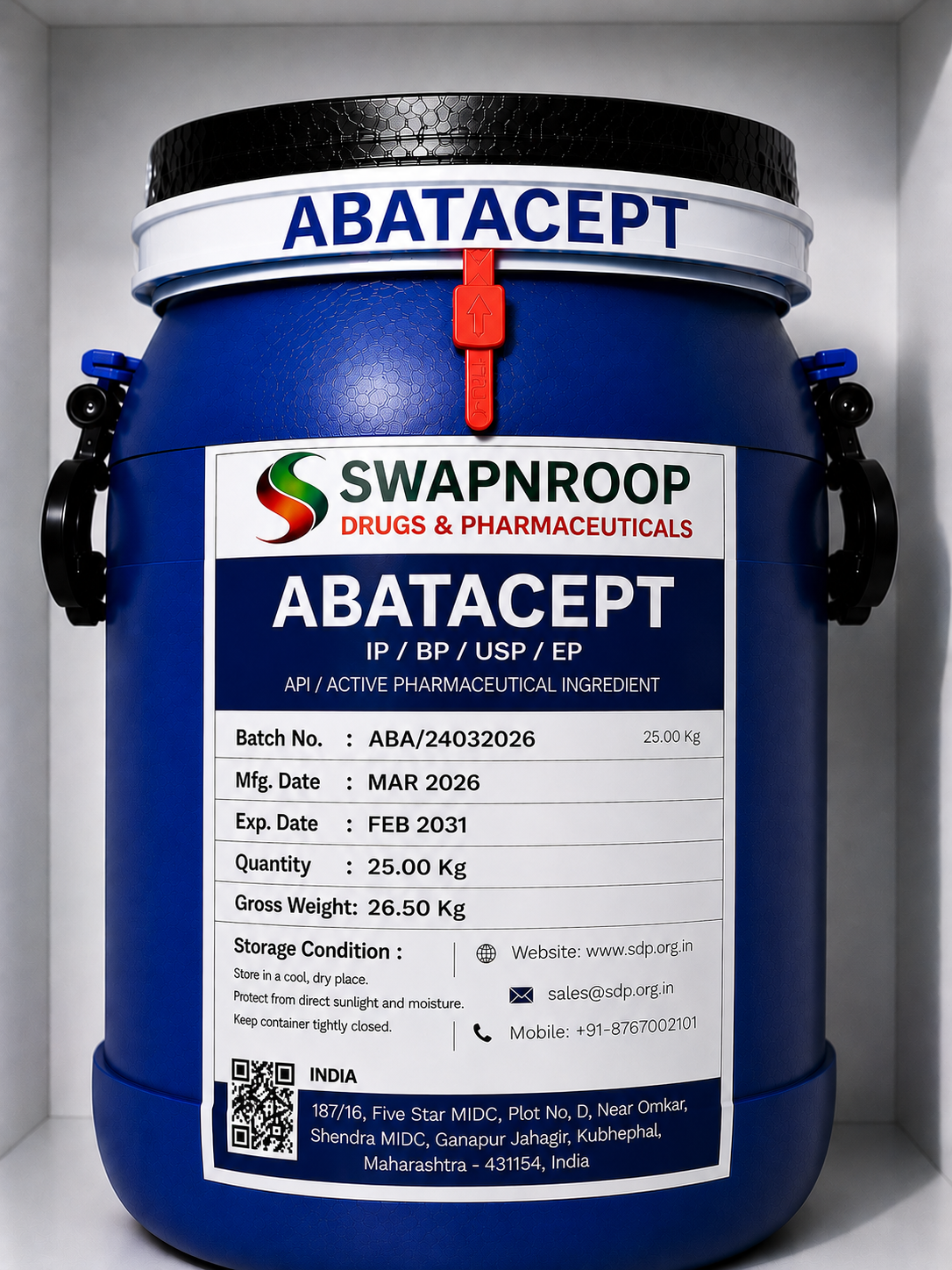 Abatacept API Manufacturer India