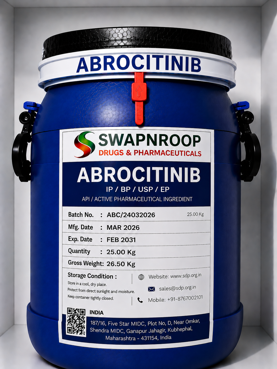 Abrocitinib API Manufacturer India