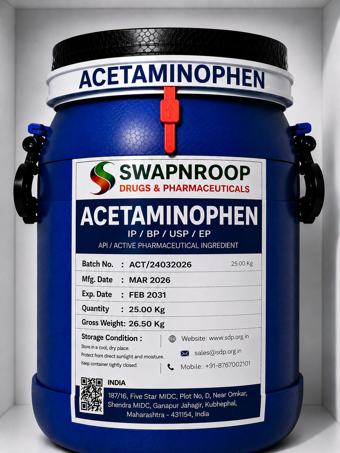 Acetaminophen API Manufacturer India