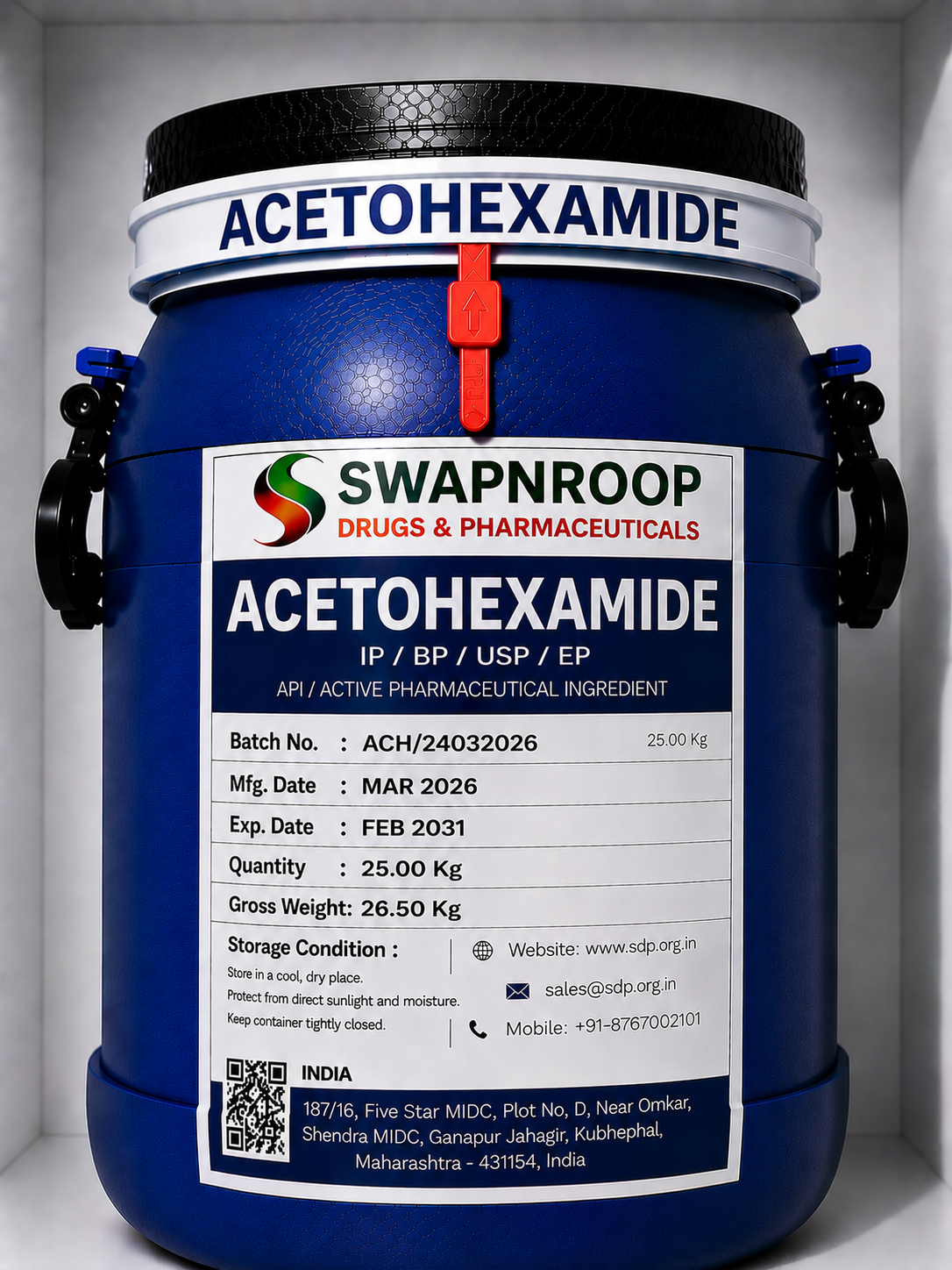 Acetohexamide API Manufacturer India