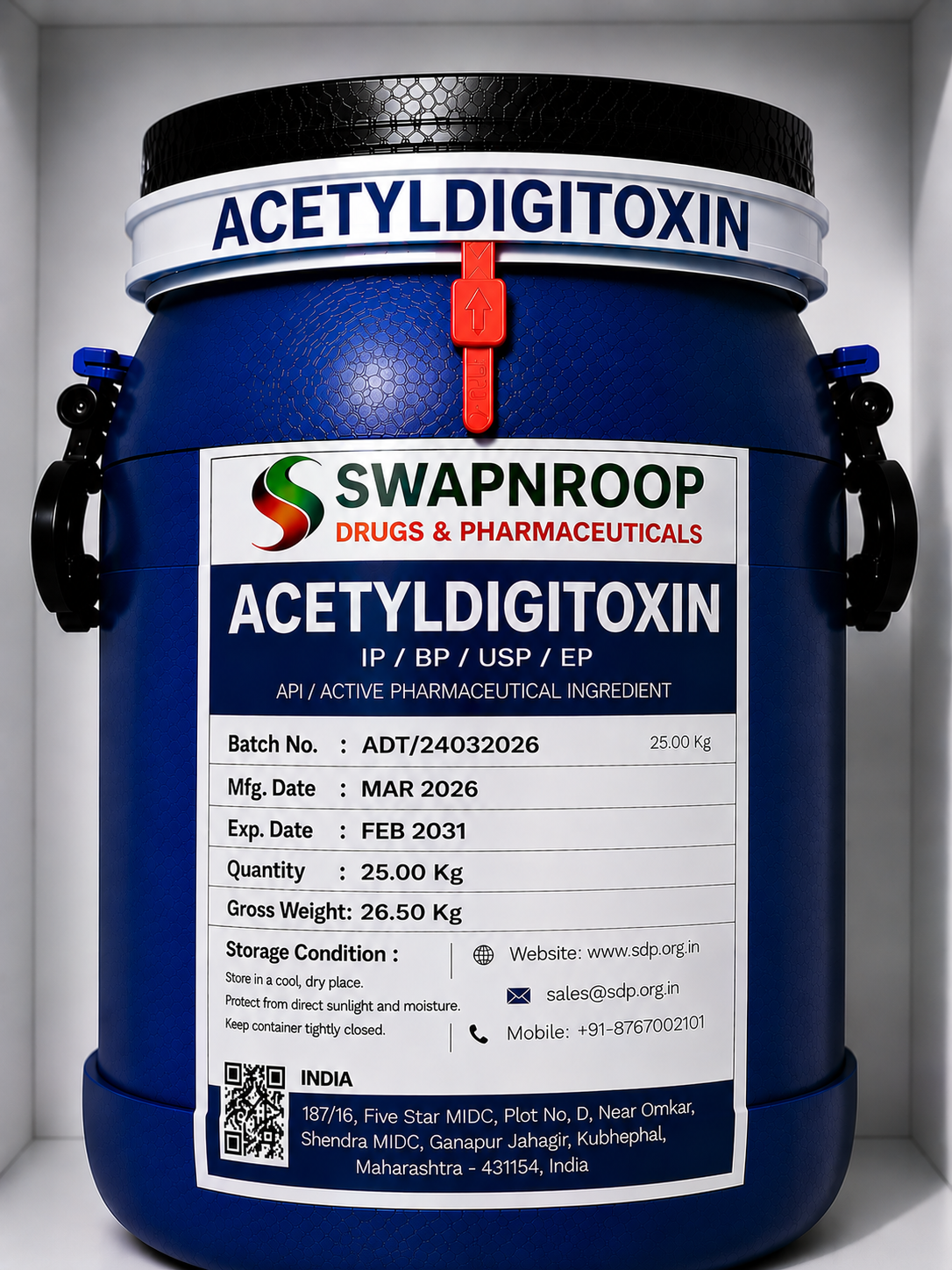 Acetyldigitoxin API Manufacturer India
