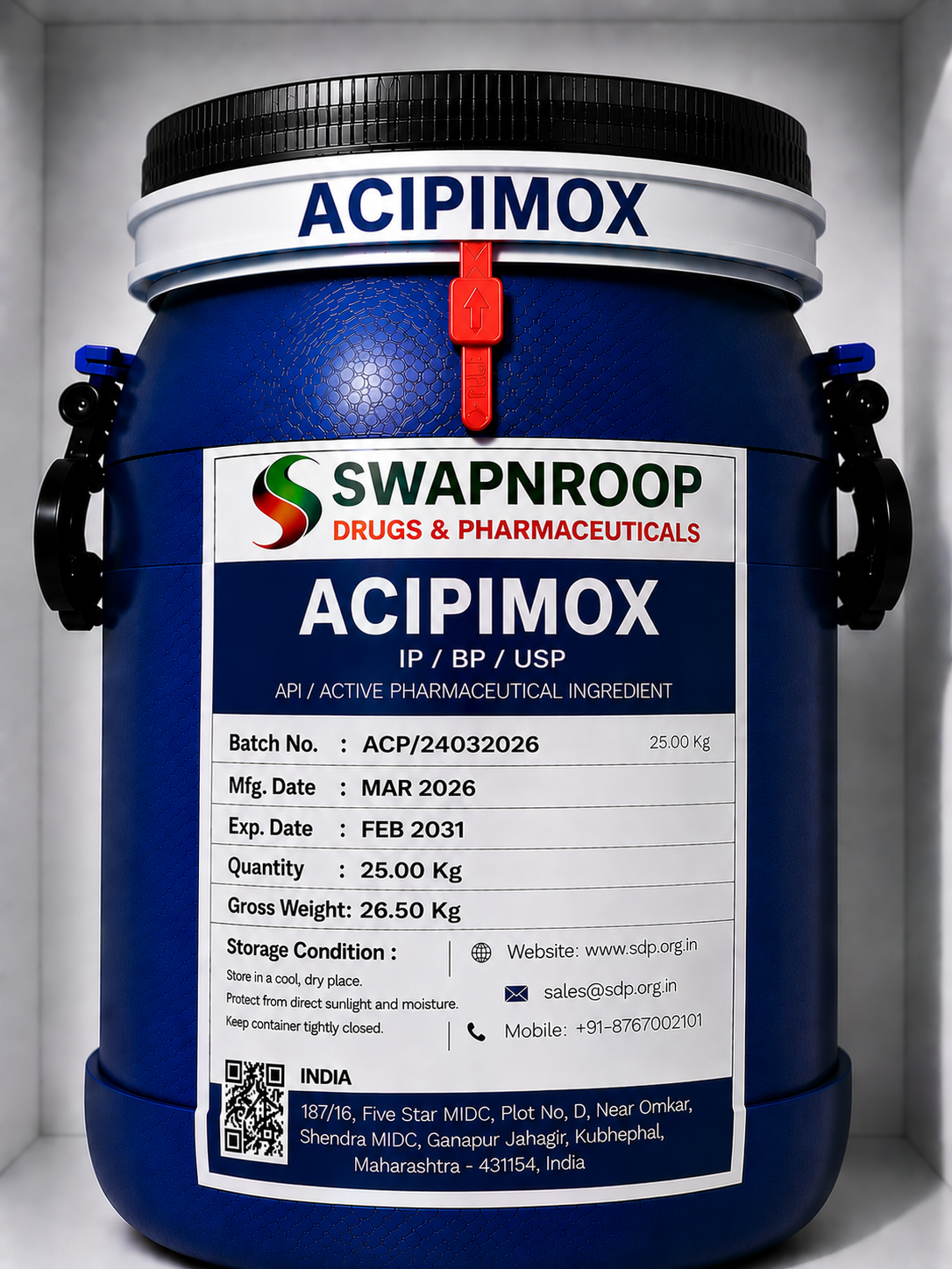 Acipimox API Manufacturer India