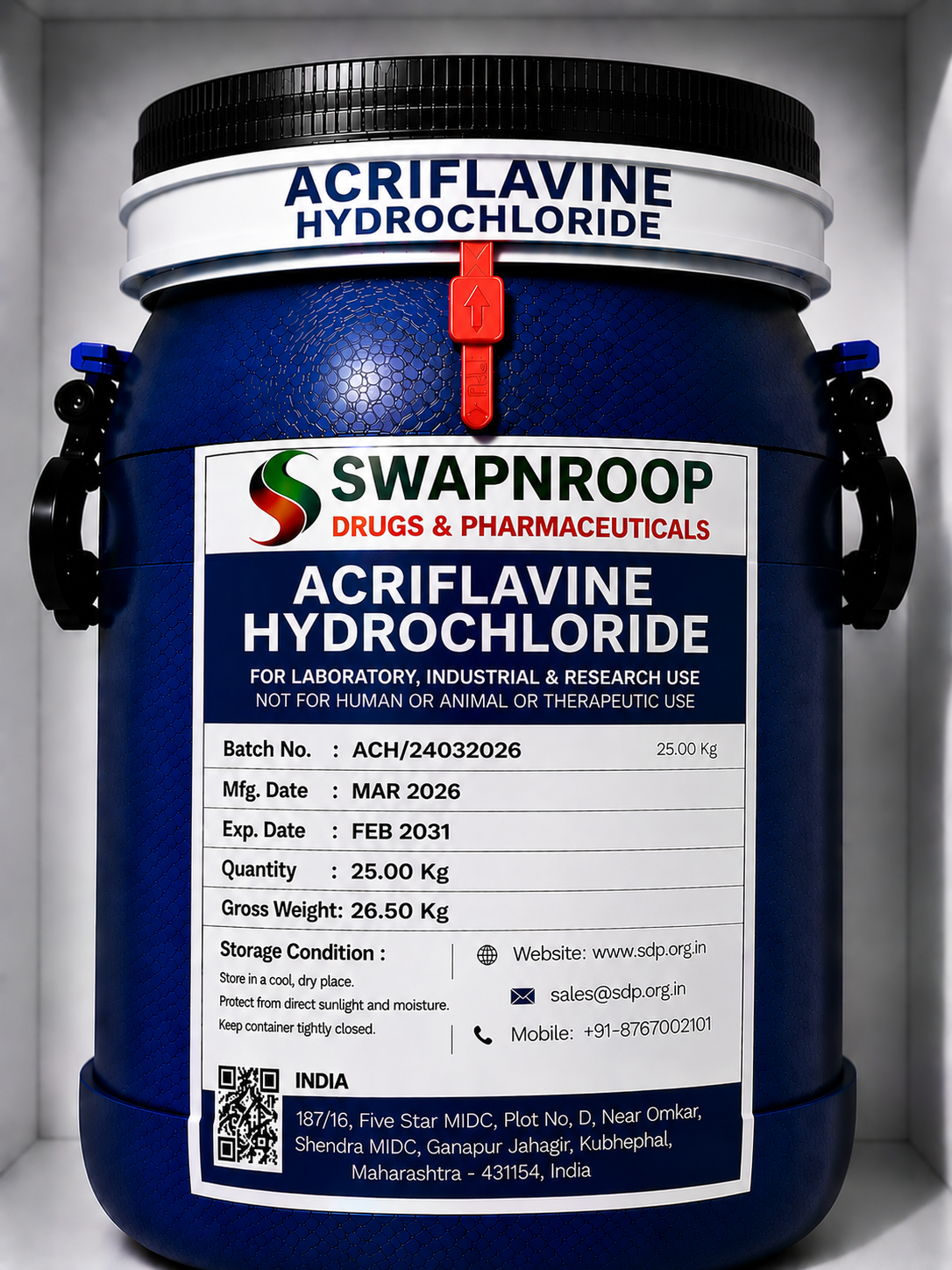 Acriflavine Hydrochloride API Manufacturer India