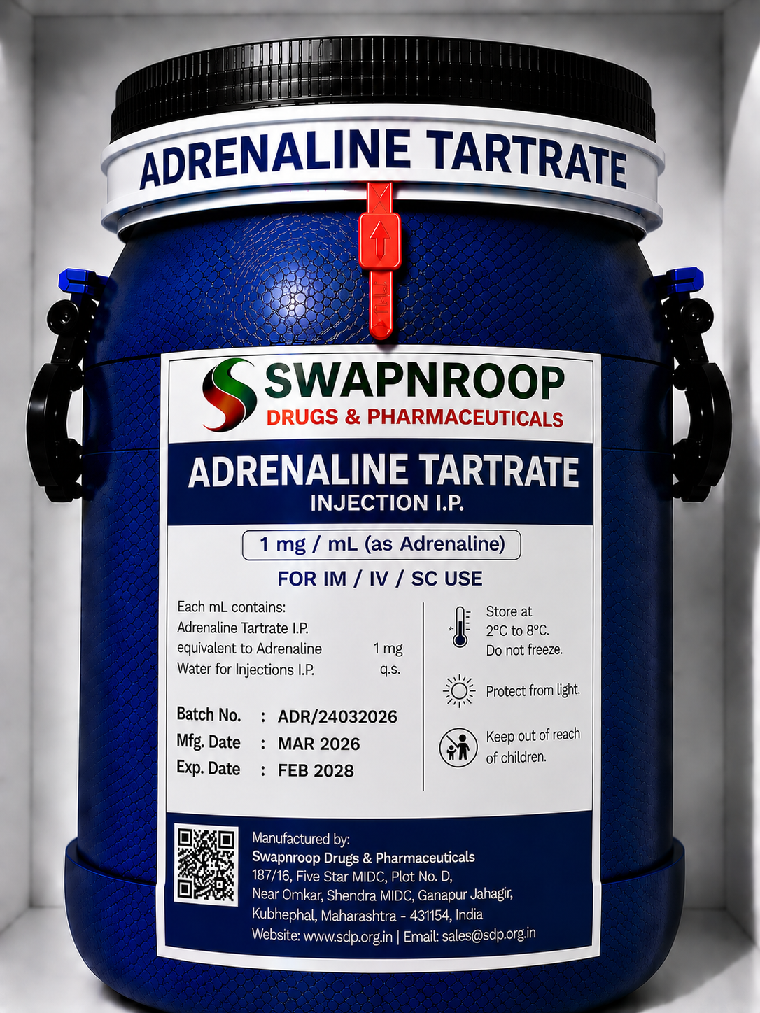 Adrenaline Tartrate API Manufacturer India