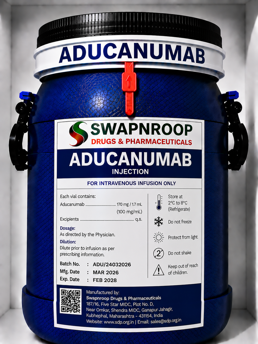 Aducanumab API Manufacturer India