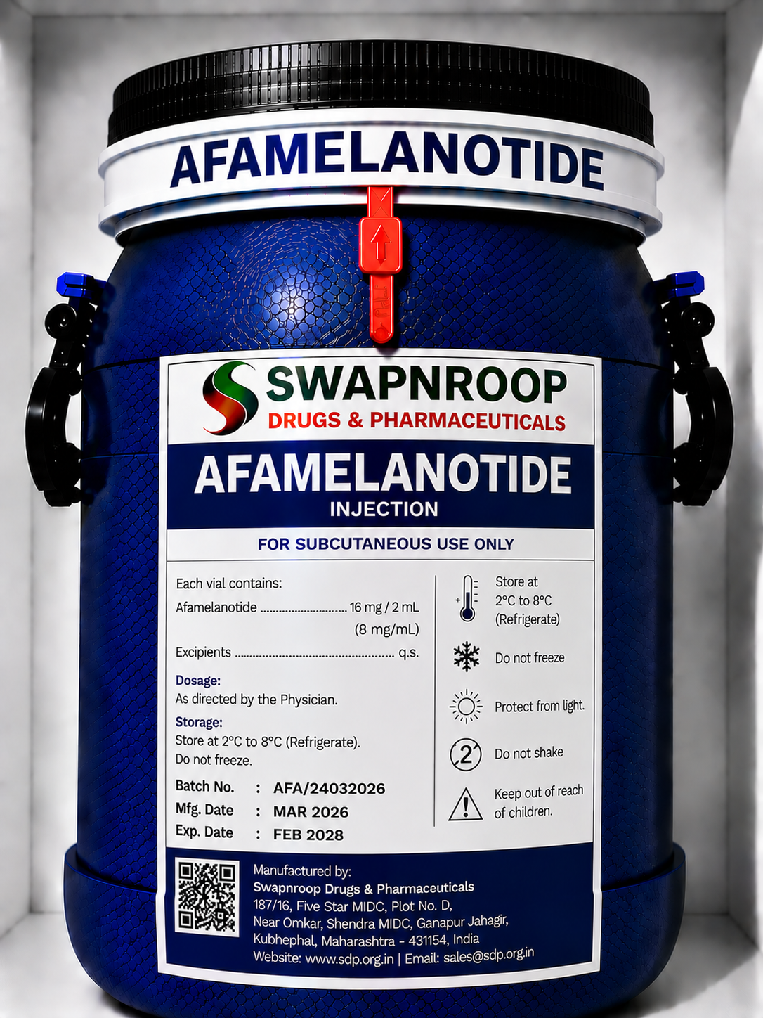 Afamelanotide API Manufacturer India
