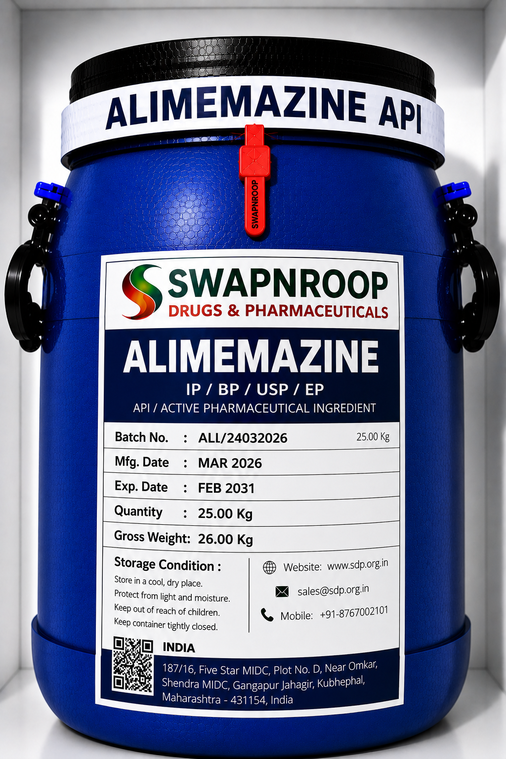 Alimemazine API (IP/BP/EP/USP)