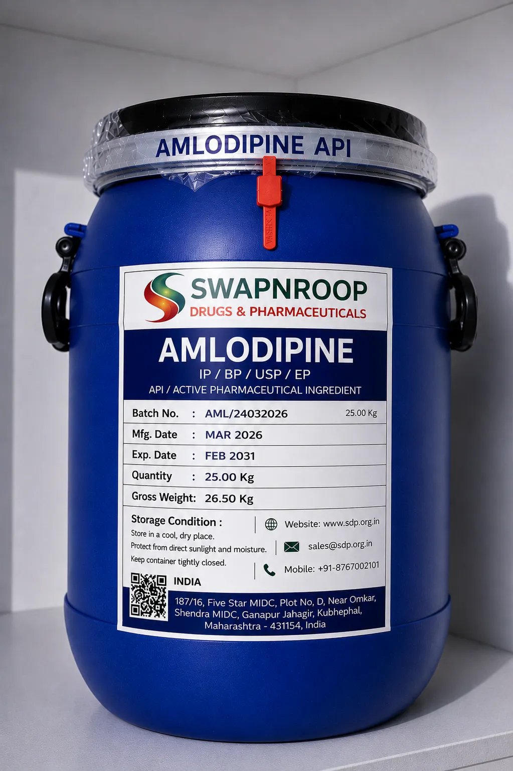 Amlodipine API Manufacturer Maharashtra India