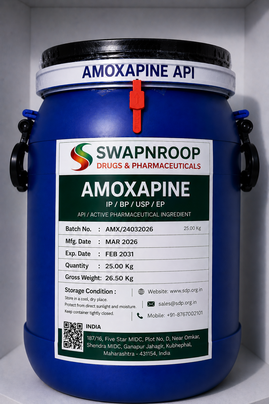Amoxapine API Manufacturer Maharashtra India