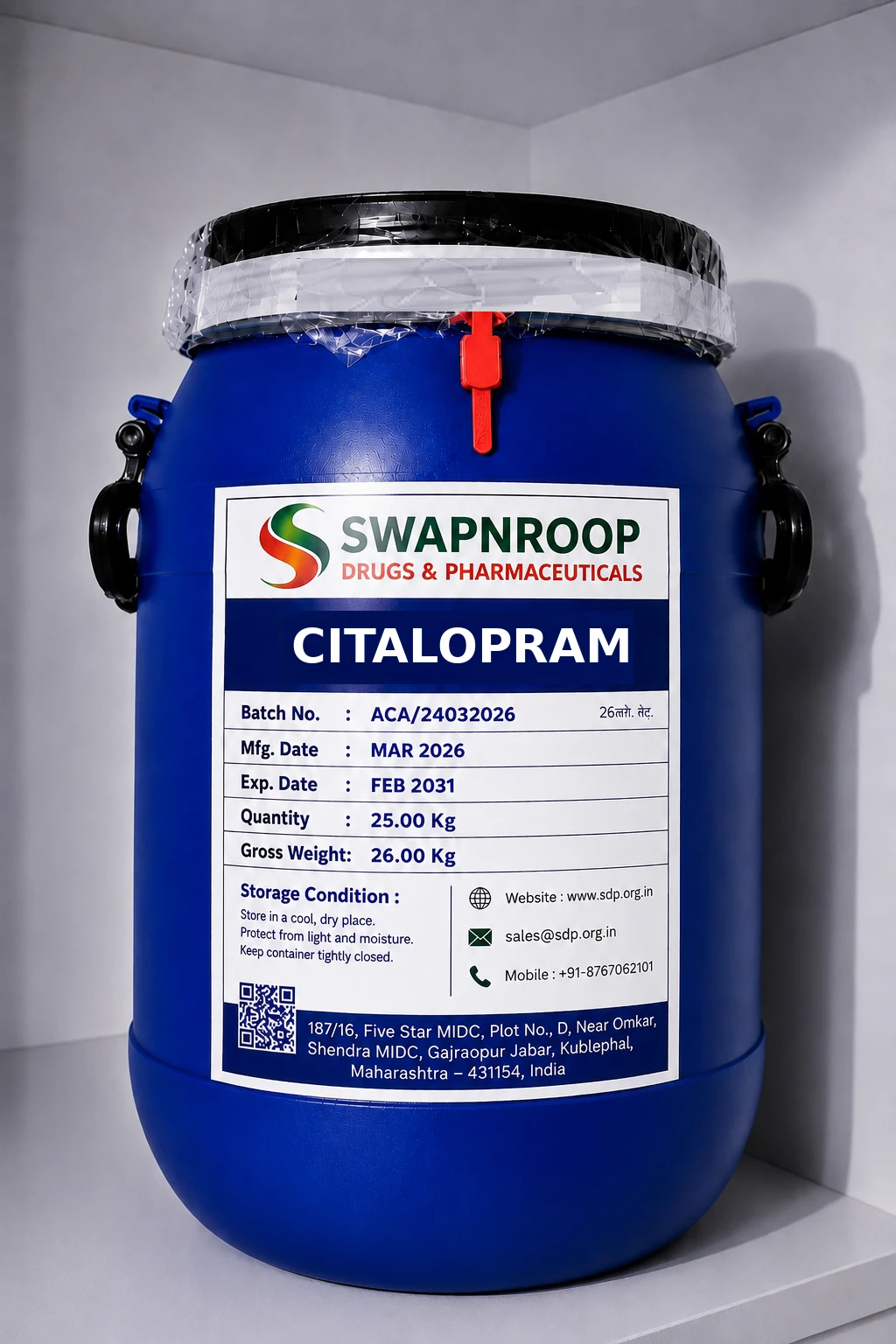 Citalopram API Manufacturer India