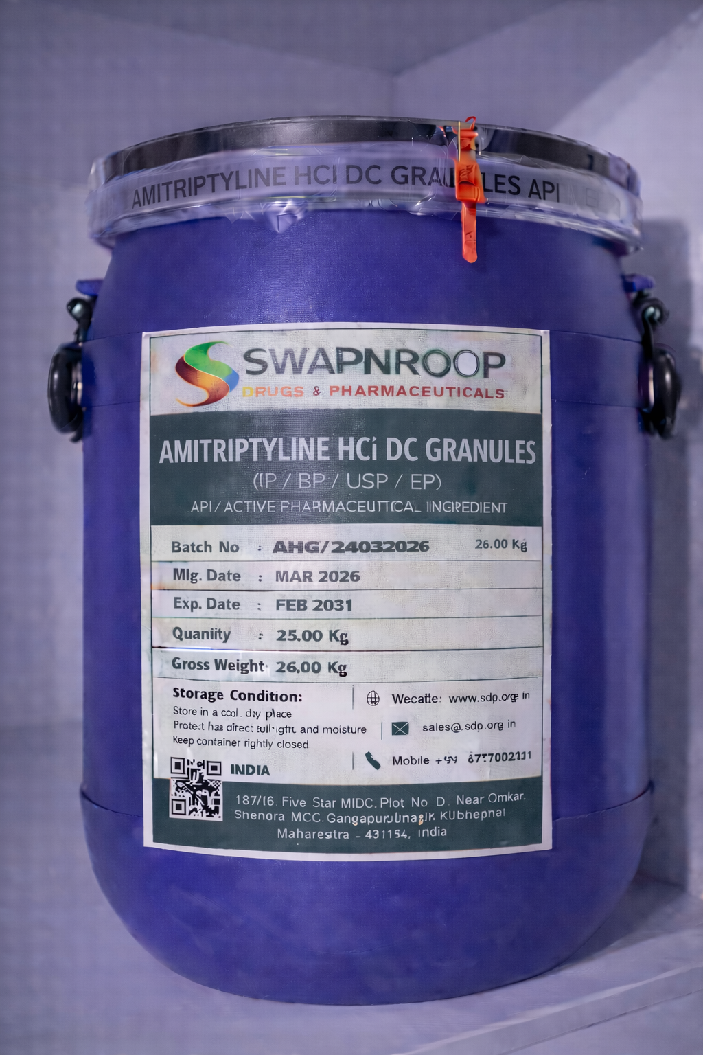 Amitriptyline HCl DC Granules