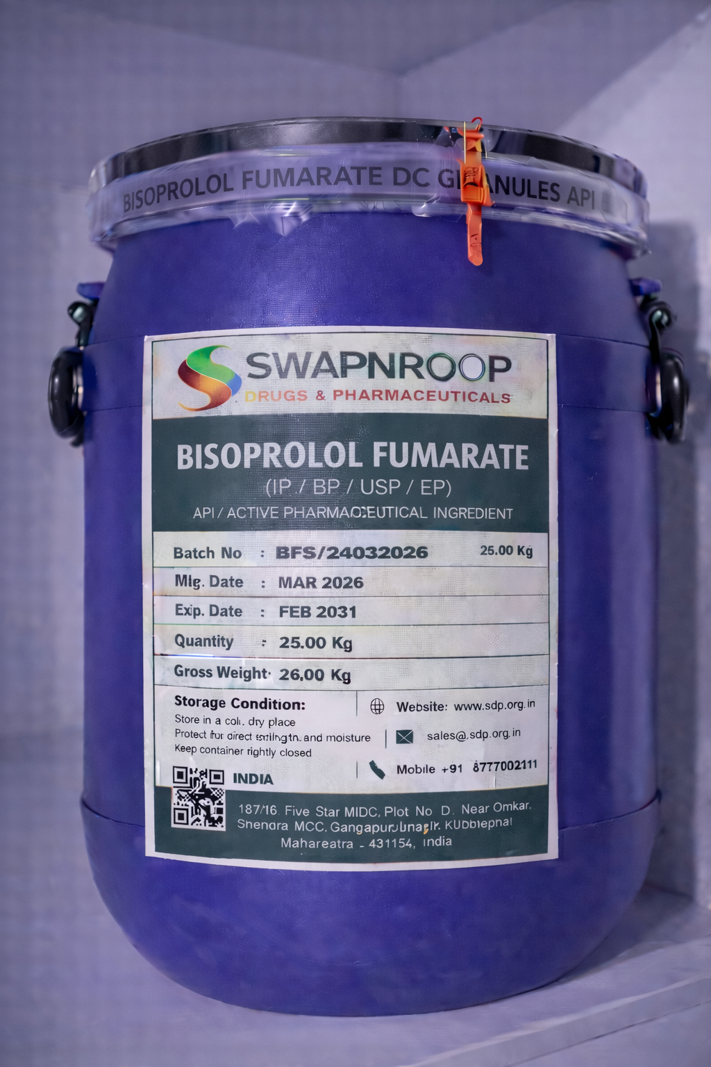 Bisoprolol Fumarate DC Granules