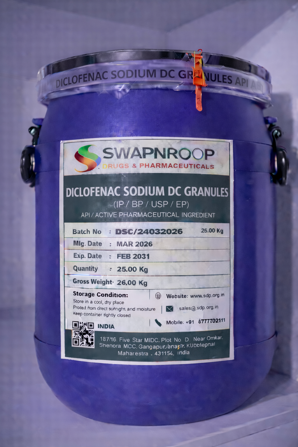 Diclofenac Sodium DC Granules