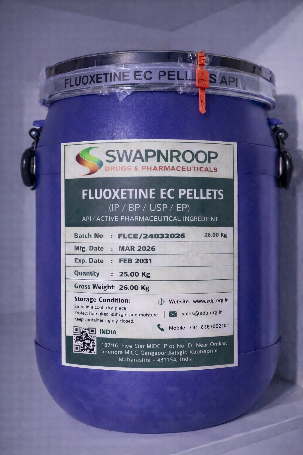 Fluoxetine EC Pellets