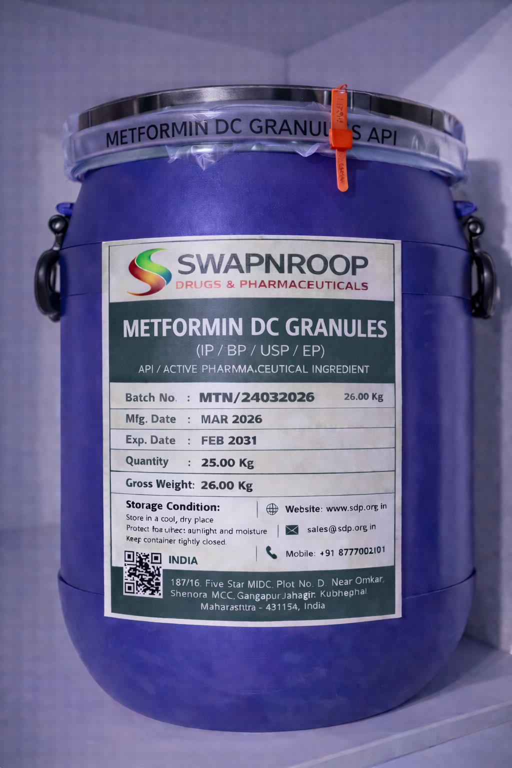 Metformin DC Granules
