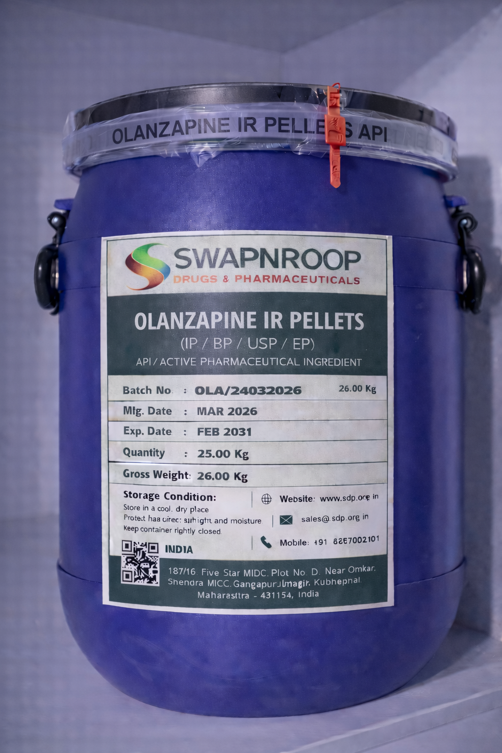 Olanzapine IR Pellets