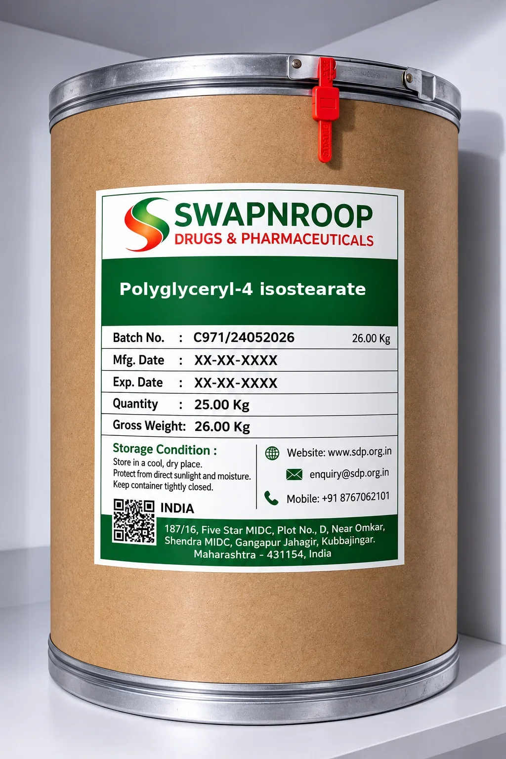 Polyglyceryl-4 Isostearate Manufacturer & Supplier in India | Swapnroop Pharma