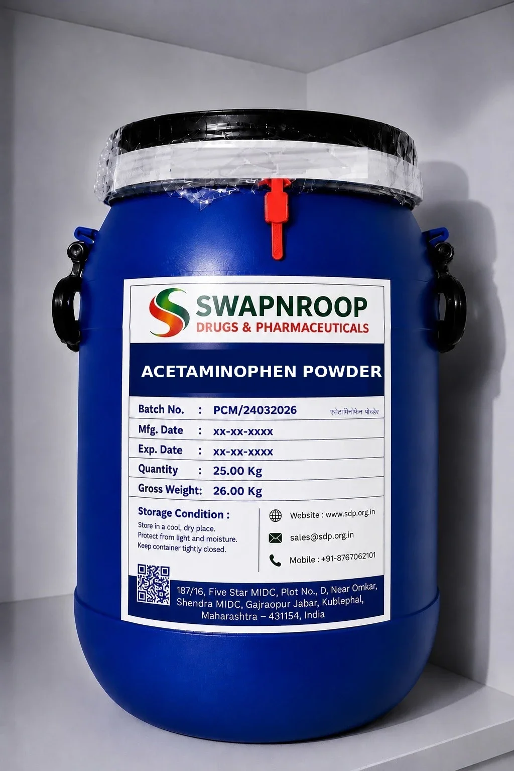 Acetaminophen API Manufacturer in India | Pharmaceutical Grade