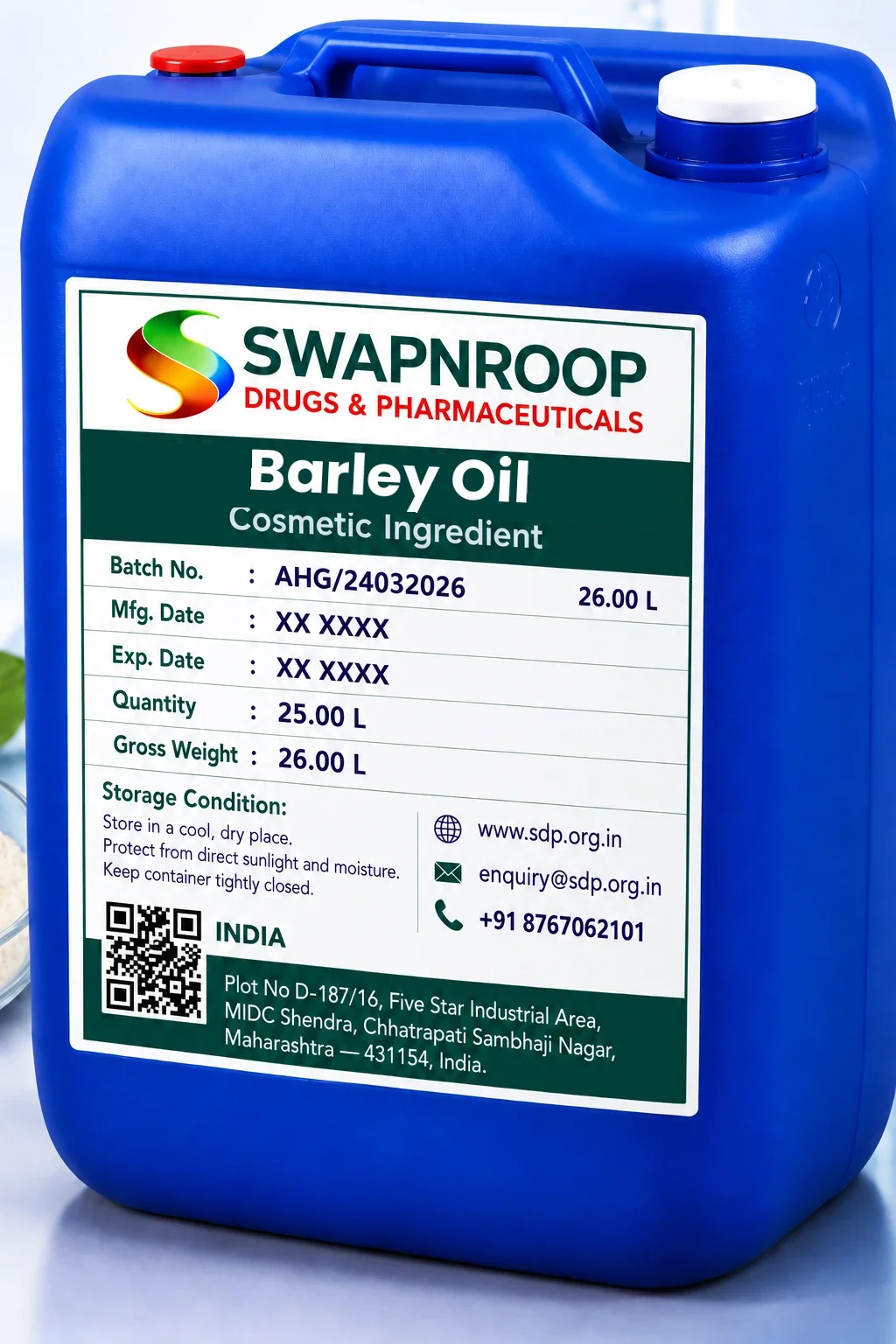 Barley Oil Cosmetic Ingredient Cosmetics