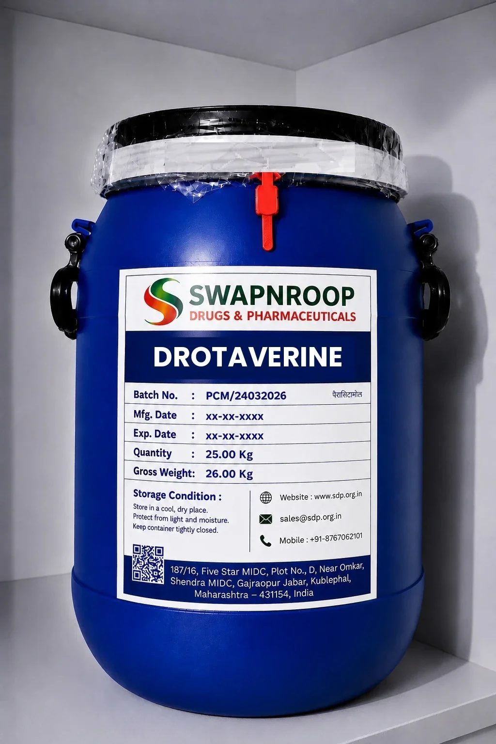 Drotaverine API Manufacturer and Supplier in India