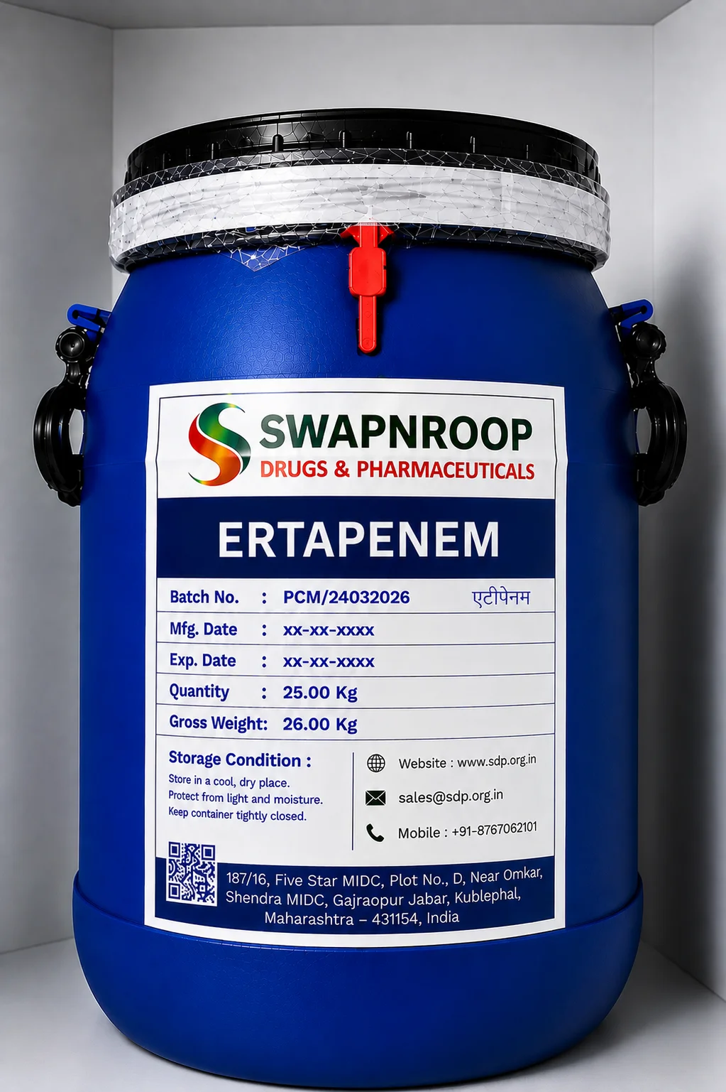 Ertapenem API Manufacturer & Supplier in India